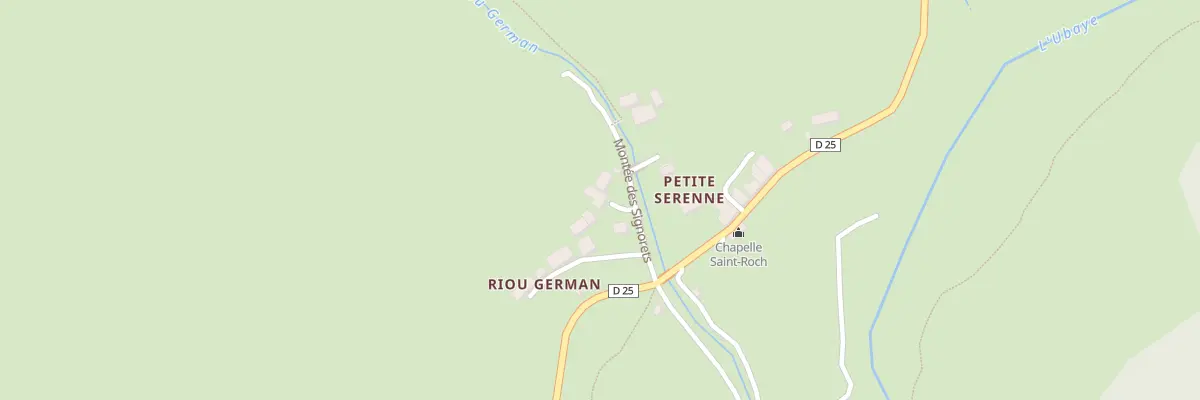 Plan du 5143 La Petite Serenne à Saint-Paul-sur-Ubaye