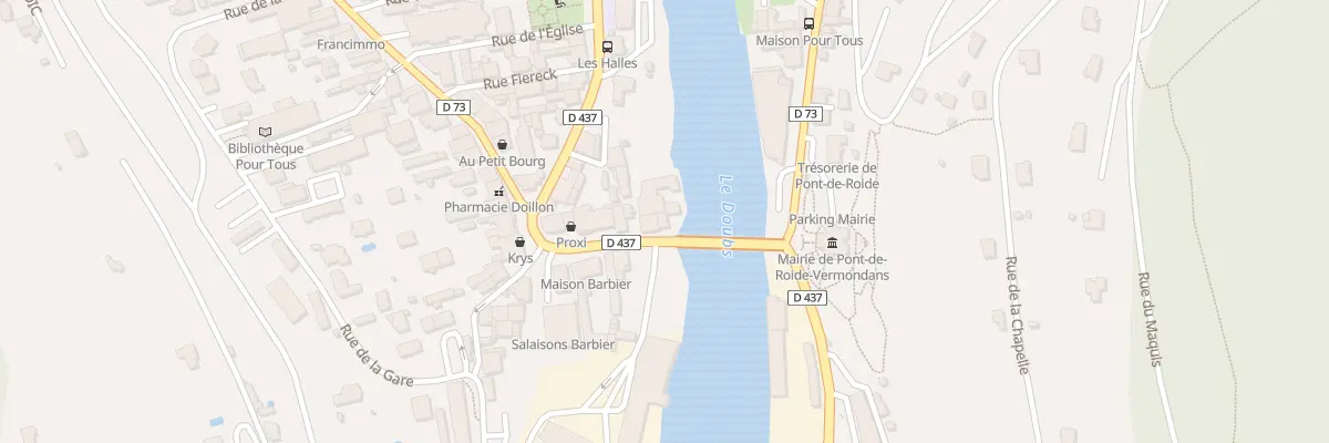Plan du 3 Pl General de Gaulle à Pont-de-Roide-Vermondans