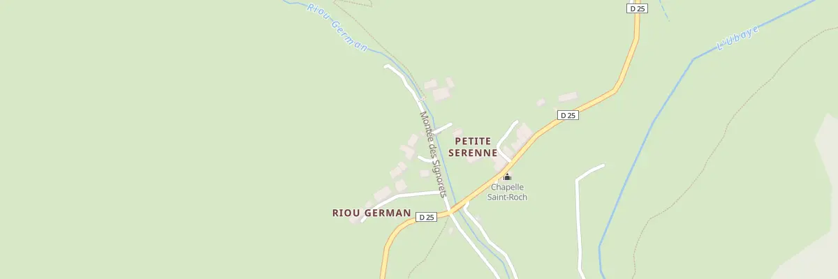 Plan du 5142 La Petite Serenne à Saint-Paul-sur-Ubaye
