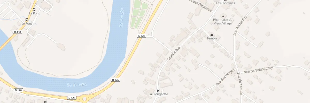 Plan du 76 Gr Grande Rue à Voujeaucourt