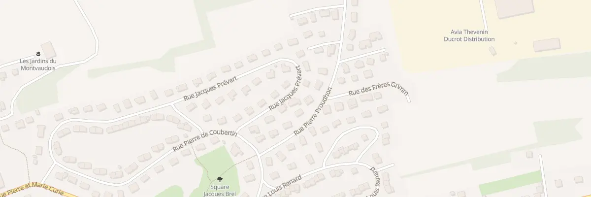 Plan du 25 Rue Jacques Prevert à Héricourt