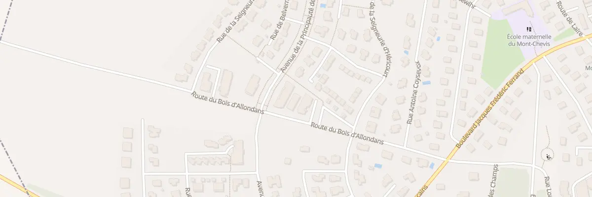 Plan du 2 Rue du Bois d’Allondans à Montbéliard