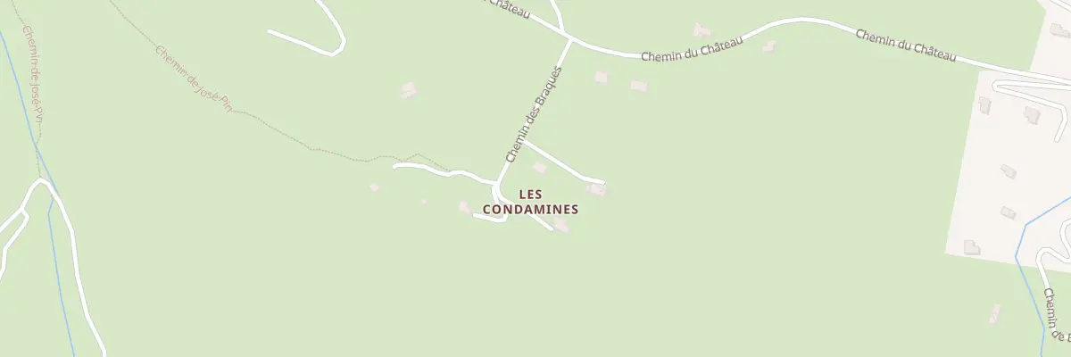 Plan du 113 Che des Braques à Escragnolles