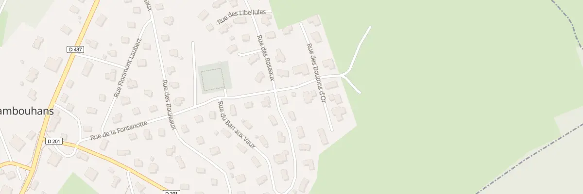 Plan du 11 Rue de la Fontenotte à Frambouhans