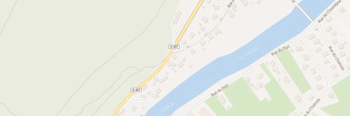 Plan du 1 Rue des Forges à Bourguignon