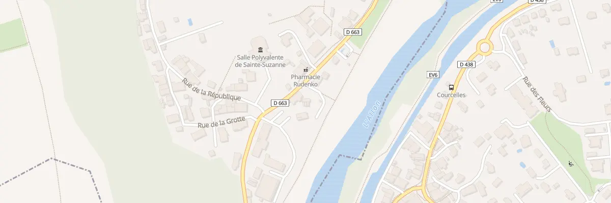 Plan du 59 Rue de Besançon à Sainte-Suzanne