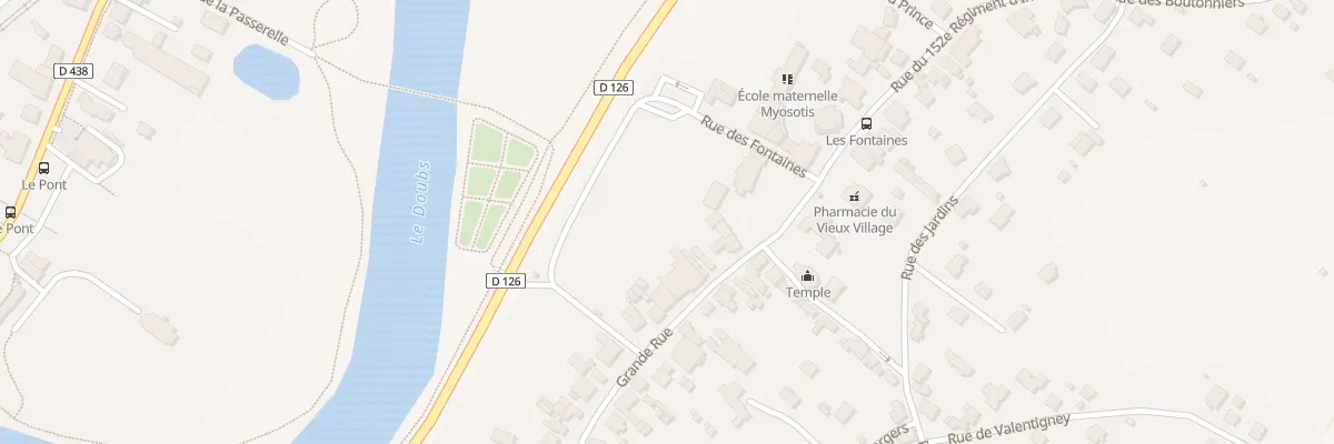 Plan du 94 Gr Grande Rue à Voujeaucourt
