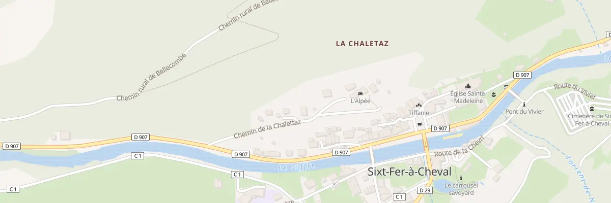 Plan du 167 Che de la Chalettaz à Sixt-Fer-à-Cheval