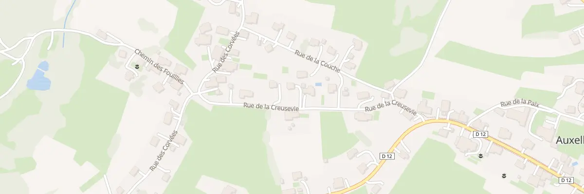 Plan du 14 Rue de la Creuse Vie à Auxelles-Bas