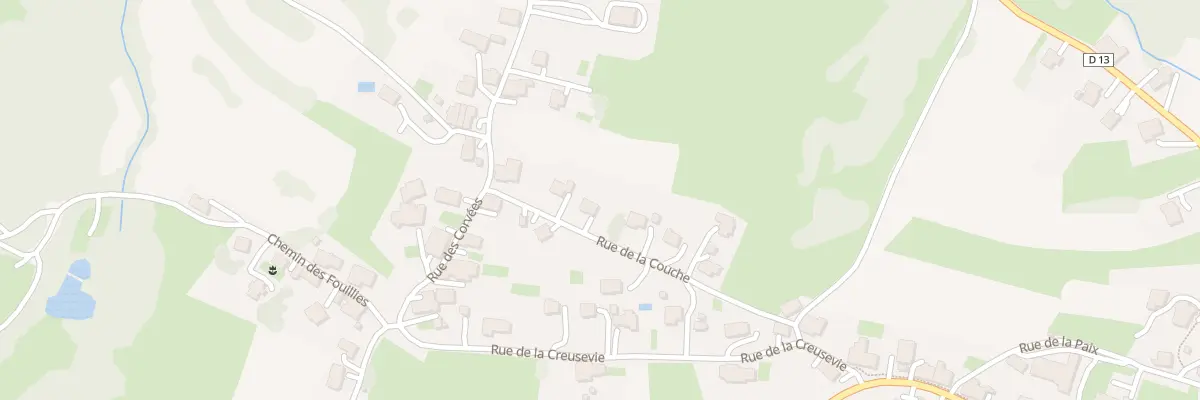 Plan du 1 Rue de la Couche à Auxelles-Bas