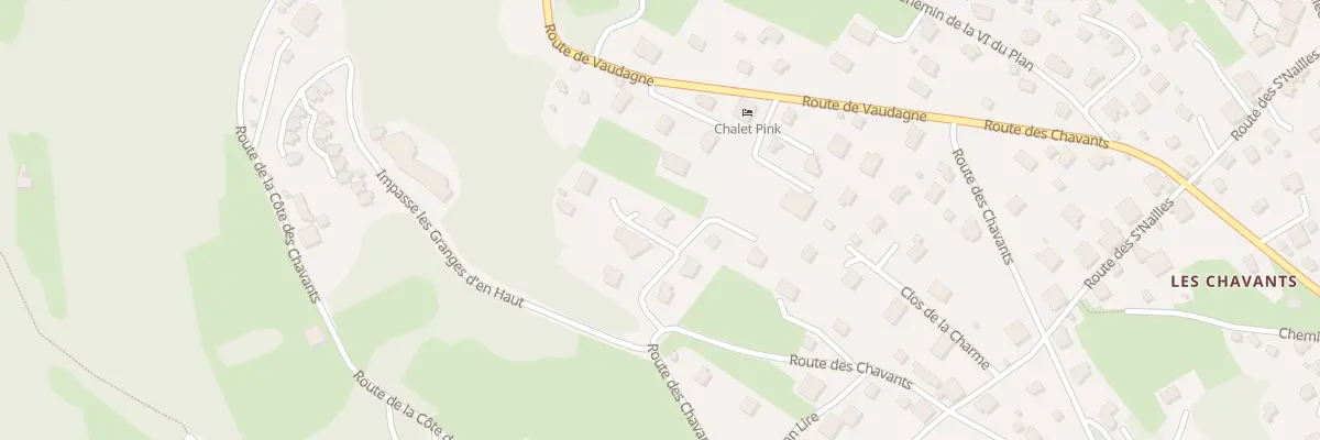 Plan du 65 Che des Violets aux Houches