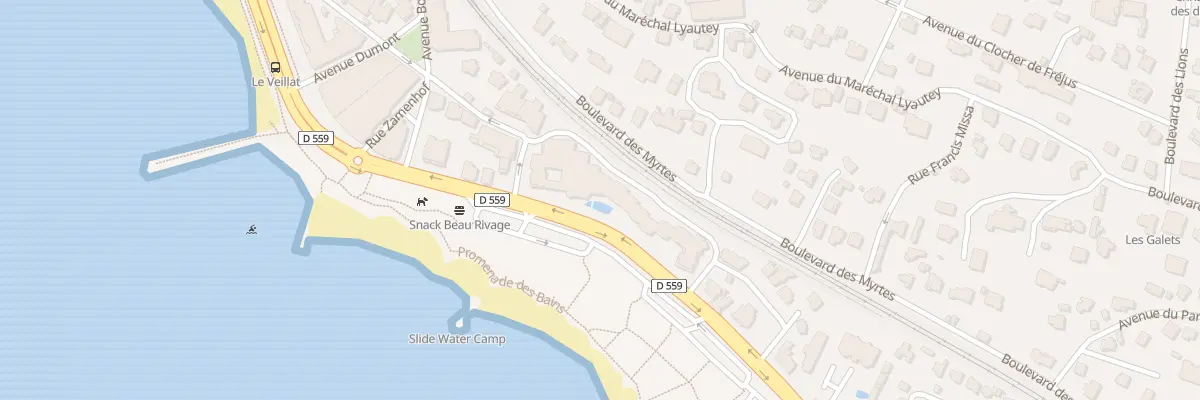 Plan du 521 Av des Chèvrefeuilles à Saint-Raphaël