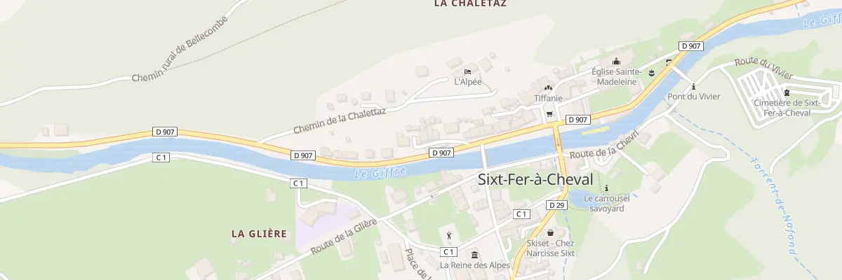 Plan du 58 Imp de la Coutettaz à Sixt-Fer-à-Cheval