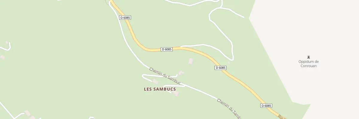 Plan du 552 Che de Sambuc à Escragnolles