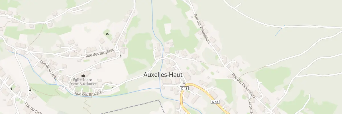 Plan du 6 Rue des Bruyères à Auxelles-Haut