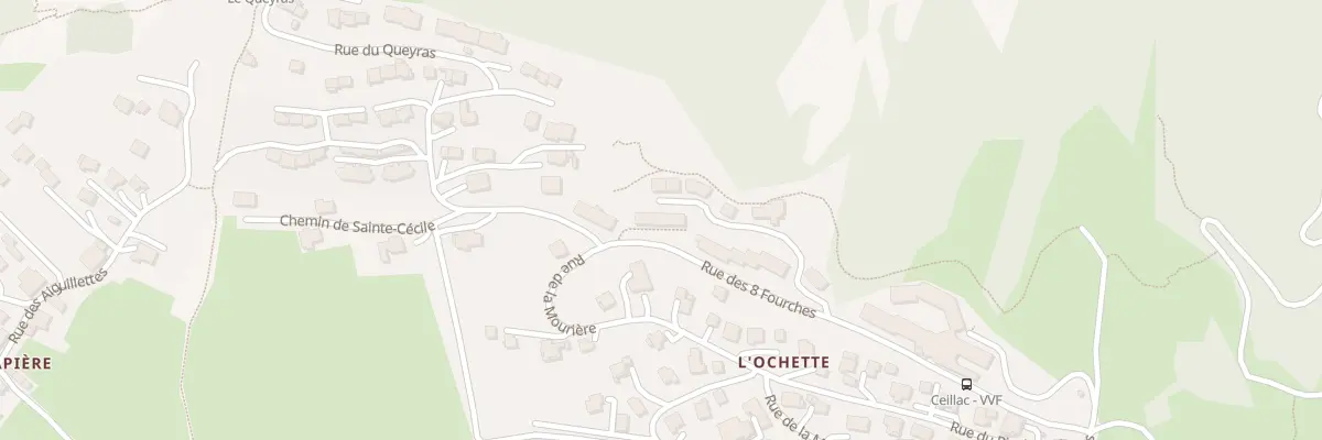 Plan du 410 Rue des 8 Fourches à Ceillac