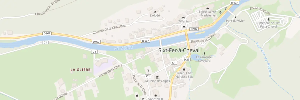 Plan du 122 Rue du Lavoir à Sixt-Fer-à-Cheval