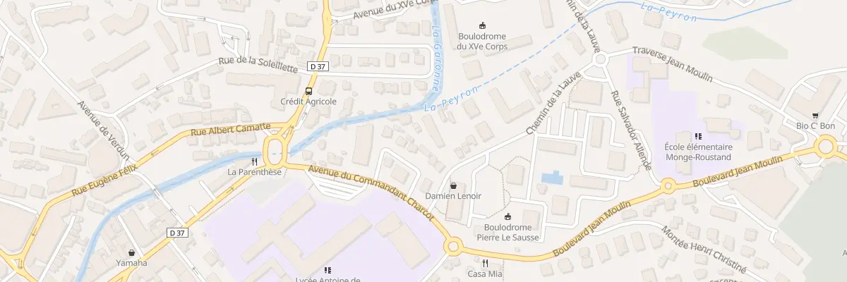 Plan du 57 Che de la Lauve à Saint-Raphaël