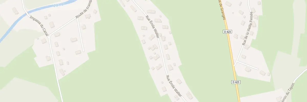 Plan du 4 Les Eties à Granges-Aumontzey