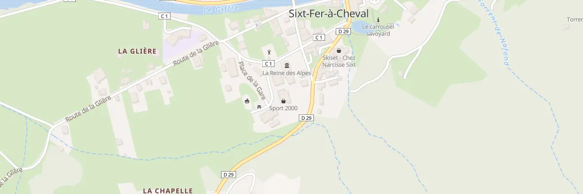 Plan du 61 Pl de la Gare à Sixt-Fer-à-Cheval