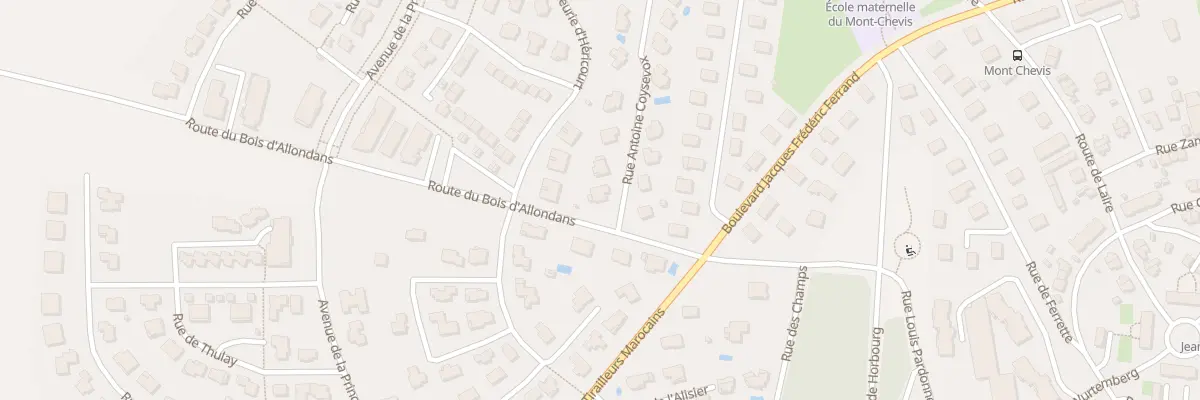 Plan du 24 Rue Antoine Coysevox à Montbéliard