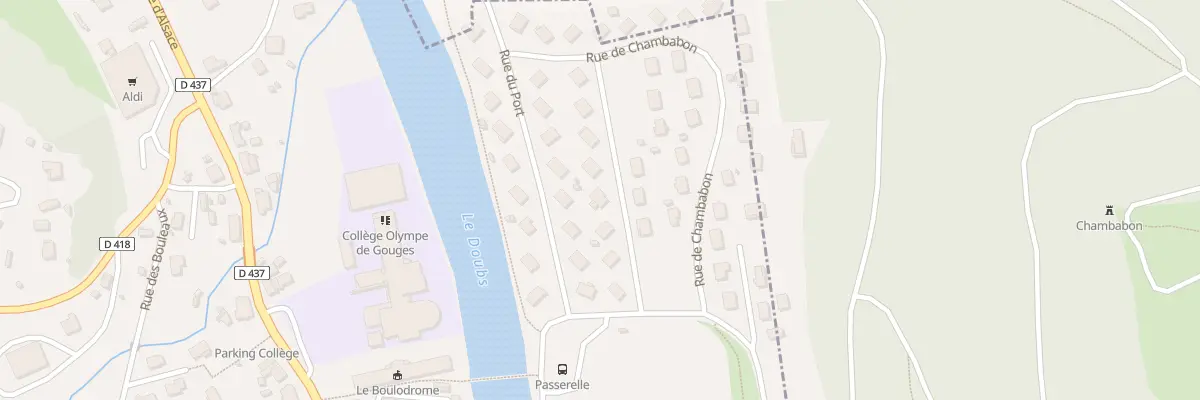 Plan du 8 Rue des Murgers à Pont-de-Roide-Vermondans