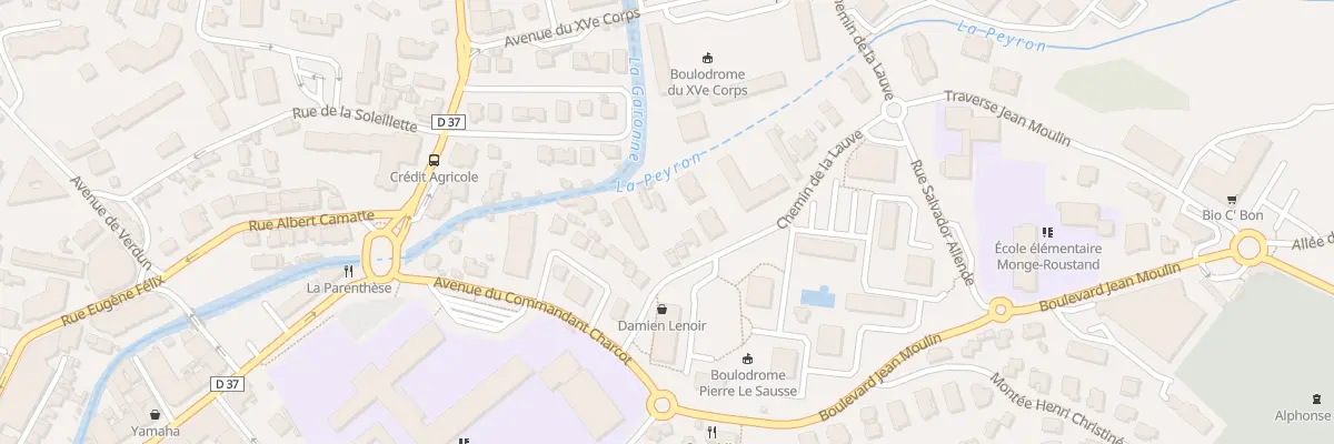 Plan du 81 Che de la Lauve à Saint-Raphaël