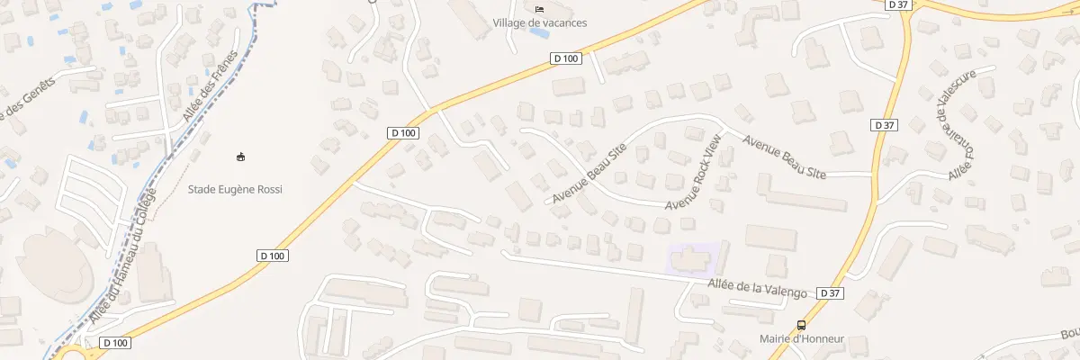 Plan du 326 Av Beau Site à Saint-Raphaël
