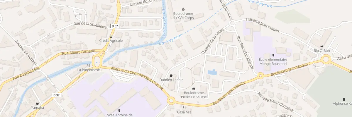 Plan du 83 Che de la Lauve à Saint-Raphaël