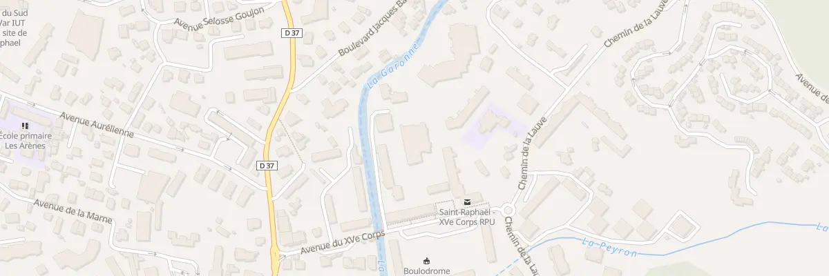 Plan du 247 Av du 15ème Corps à Saint-Raphaël
