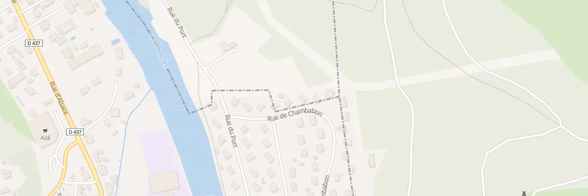 Plan du 27 Rue de Chambabon à Bourguignon