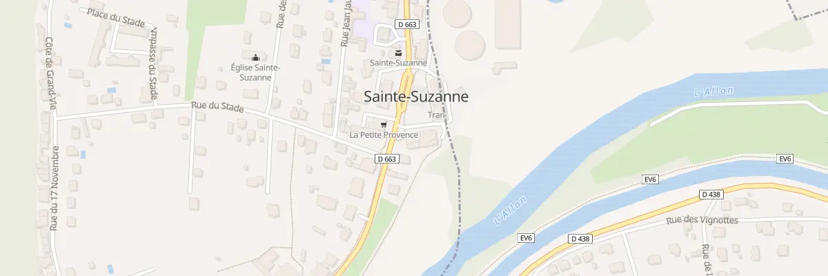 Plan du 9 Pl de l’Europe à Sainte-Suzanne