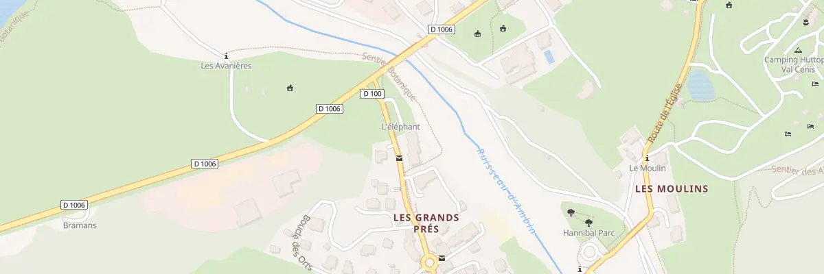 Plan du 5270 Rue des Grands-Prés à Val-Cenis