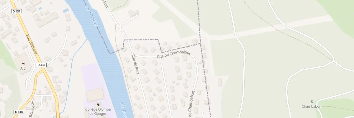 Plan du 11 Rue des Murgers à Pont-de-Roide-Vermondans
