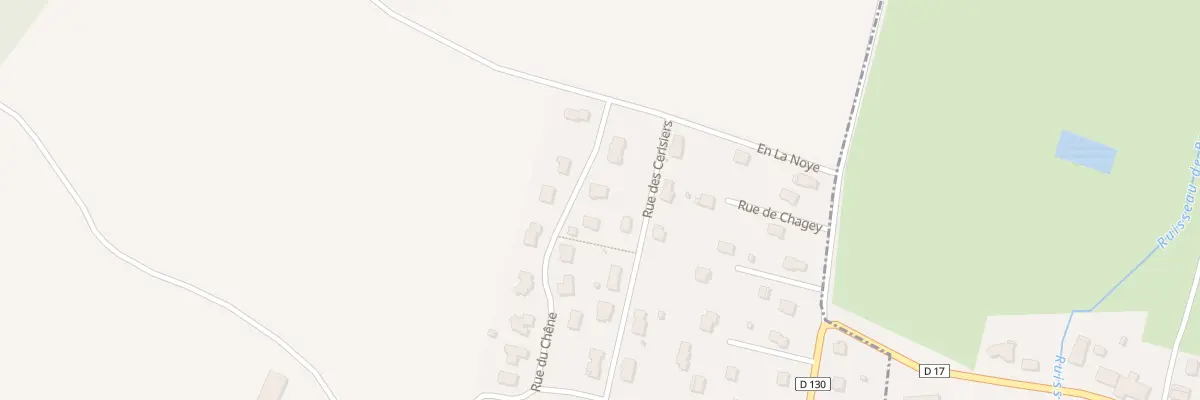 Plan du 3 Rue du Chene à Mandrevillars
