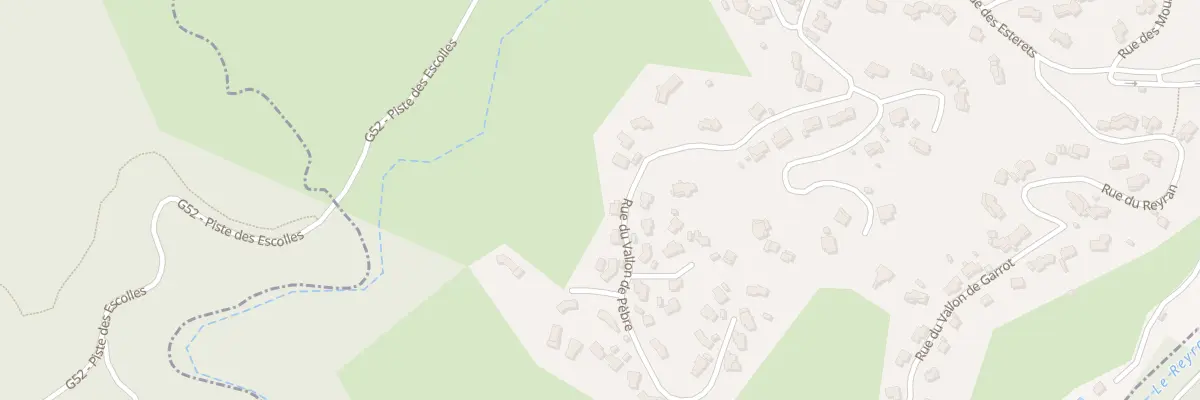 Plan du 4 Cor Moulieres à Montauroux