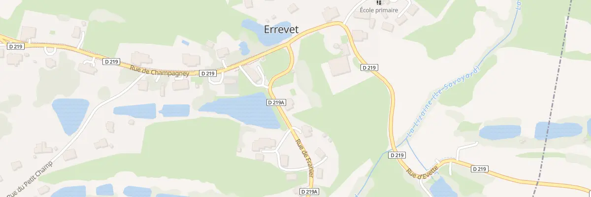 Plan du 9003 Rue de Frahier à Errevet