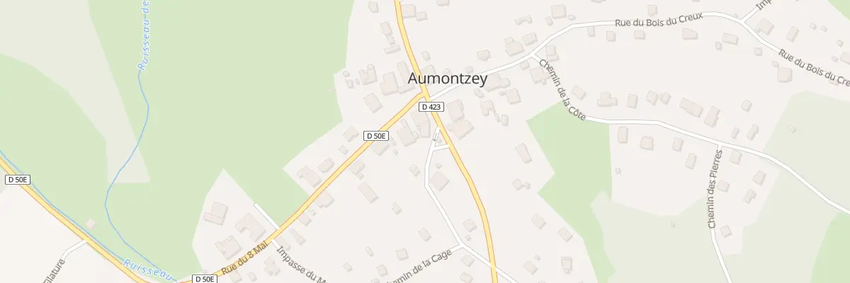 Plan du 6 Rte de Granges à Granges-Aumontzey