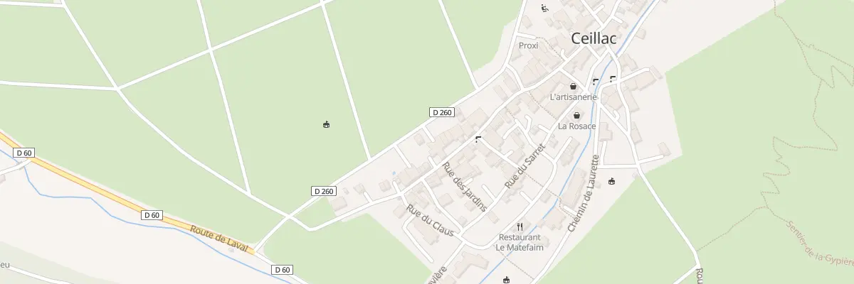 Plan du 246 Rte des Oches à Ceillac