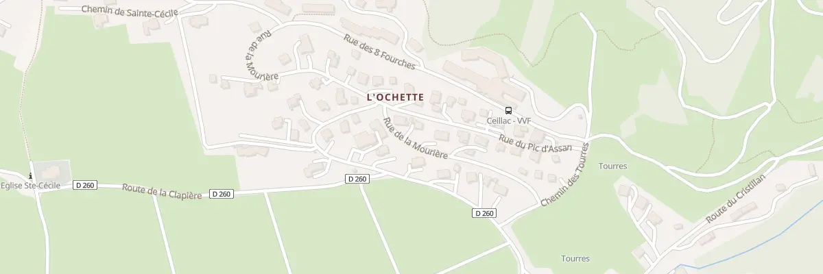 Plan du 186 Rue de la Mourière à Ceillac