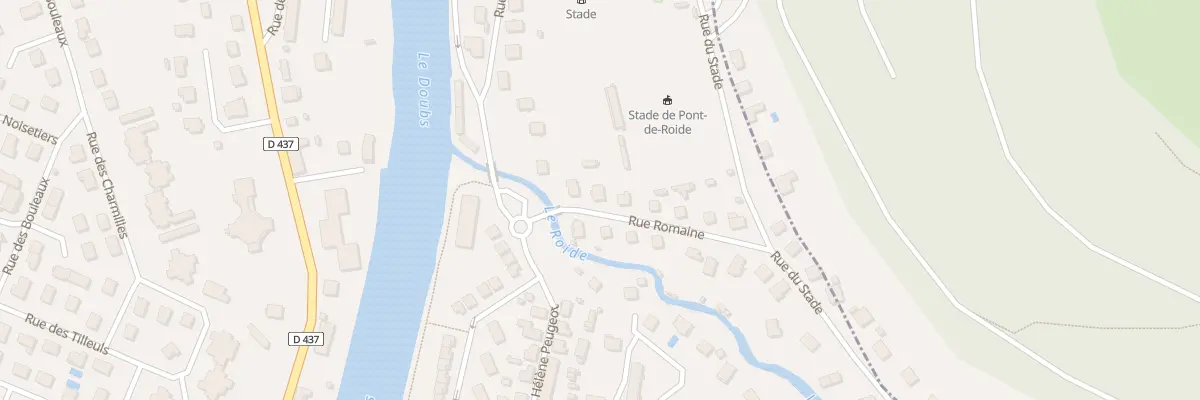 Plan du 9 Rue Romaine à Pont-de-Roide-Vermondans
