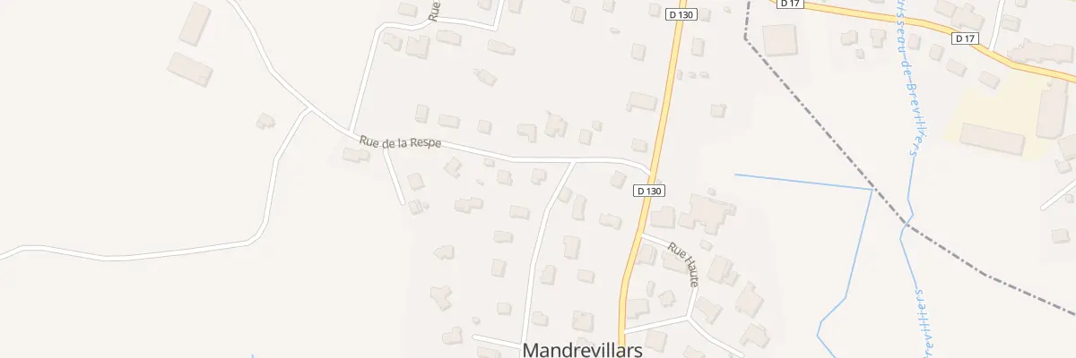Plan du 3 Rue de la Respe à Mandrevillars