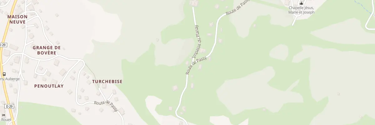 Plan du 1045 Rte de Passy à Sixt-Fer-à-Cheval