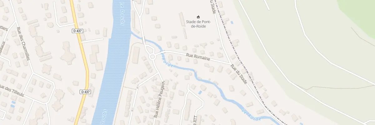 Plan du 8 Rue Romaine à Pont-de-Roide-Vermondans