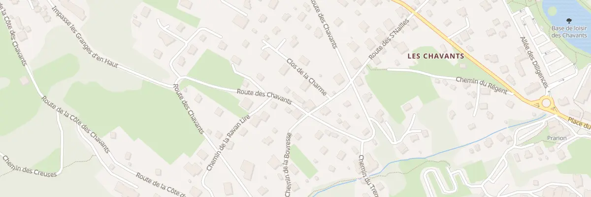 Plan du 876 Rte des Chavants aux Houches