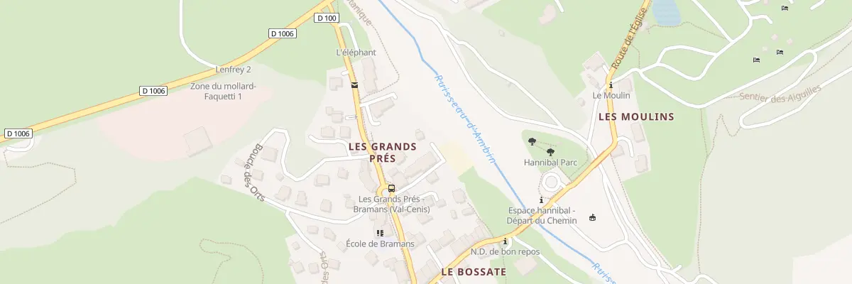 Plan du 5340 Rue des Grands-Prés à Val-Cenis