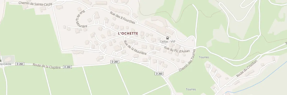 Plan du 164 Rue de la Mourière à Ceillac