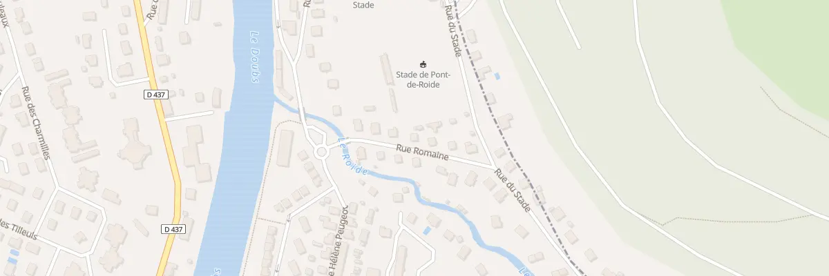 Plan du 5 Rue Romaine à Pont-de-Roide-Vermondans
