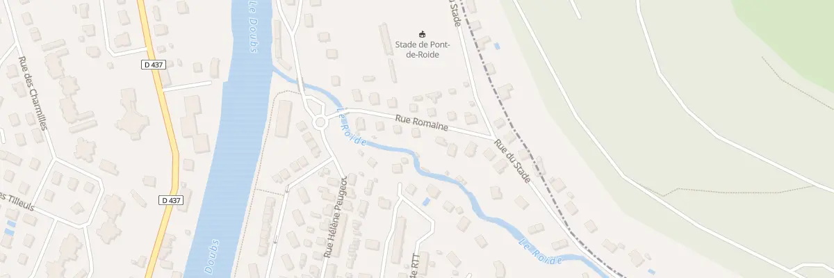 Plan du 6 Rue Romaine à Pont-de-Roide-Vermondans