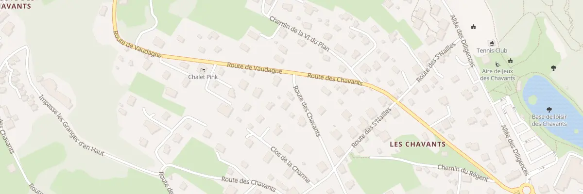 Plan du 488 Rte des Chavants aux Houches